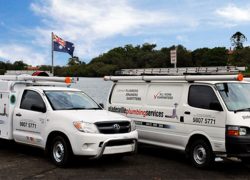 Gladesville Plumbing Services vehicles ready for emergency plumbing call outs