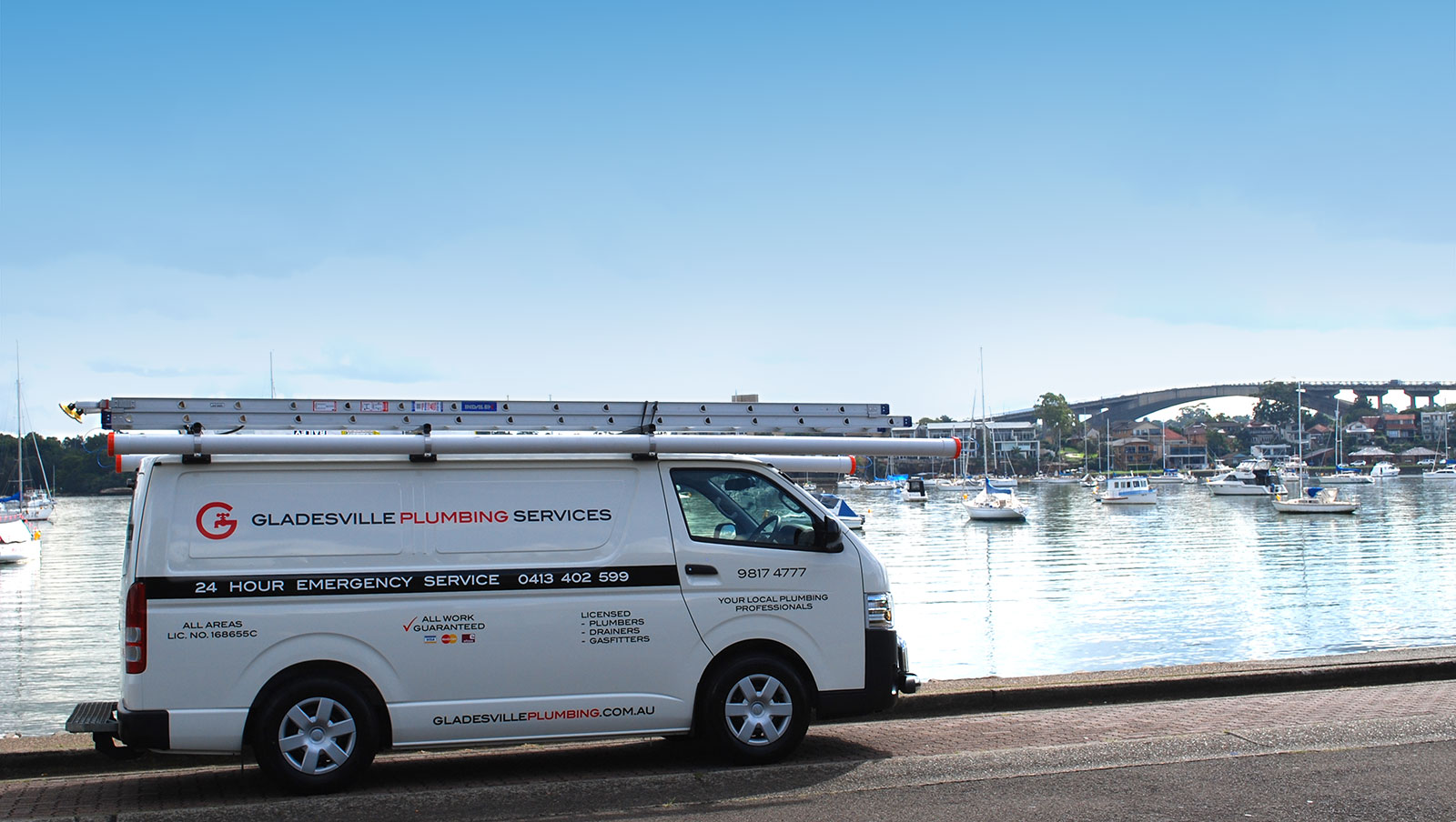 Gladesville Plumbing van