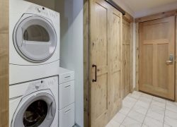 Euro Laundry installation in hall cupboard