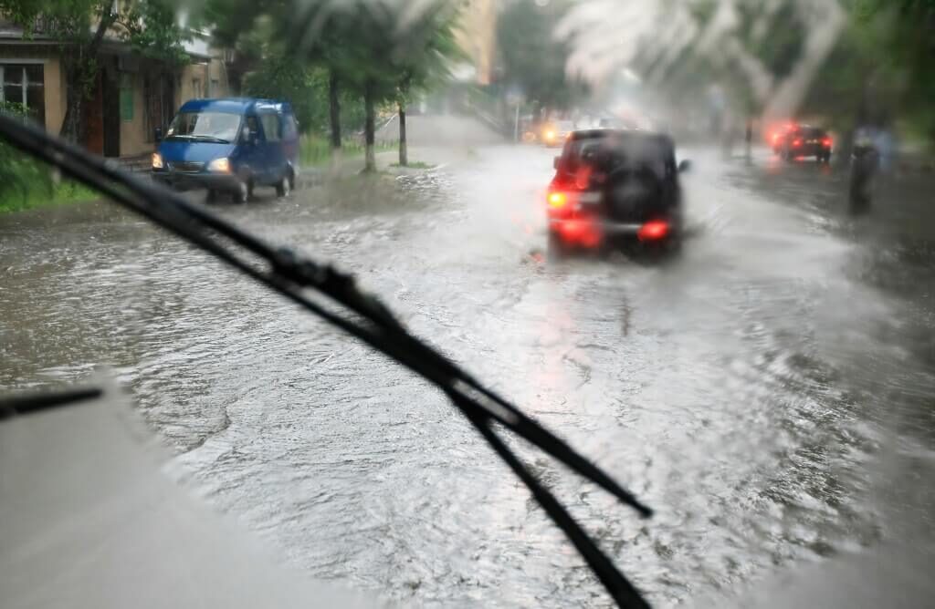 Flooded roads and neighbourhoods in North Sydney at risk of plumbing problems