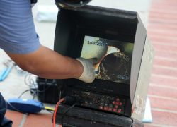 CCTV drain inspections sydney - snake camera finding the blockage