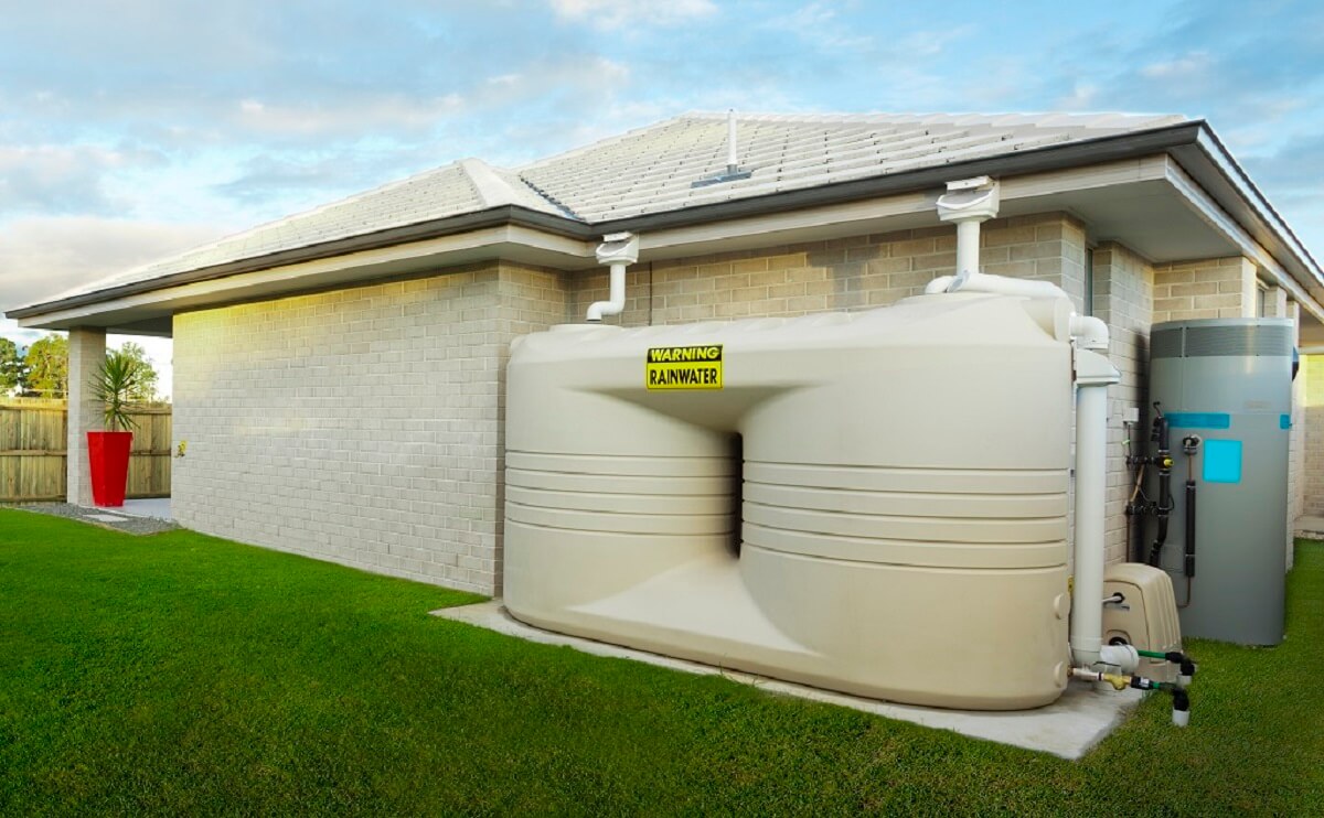 Rainwater tank installed by Sydney plumber