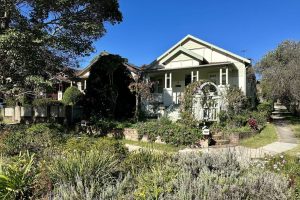 Old style home in Epping with large and fantastical front garden. North Sydney areas serviced by Gladesville Plumbing Services.