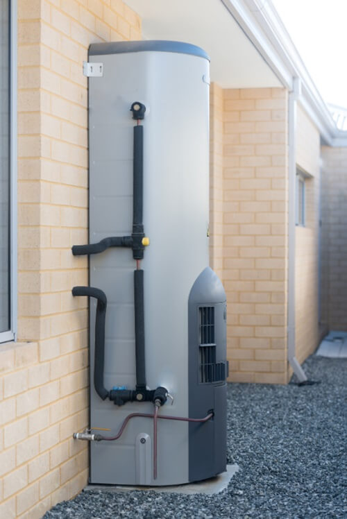Hot Water System installation in Sydney on exterior of home.