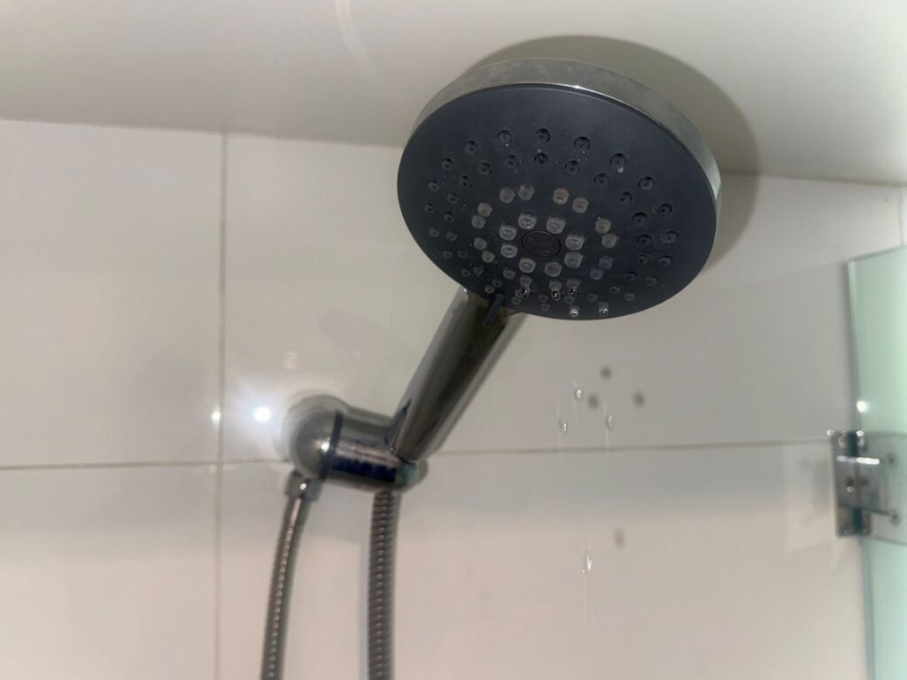 Dripping shower head