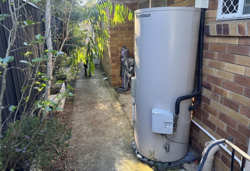 Old hot water system in need of replacement