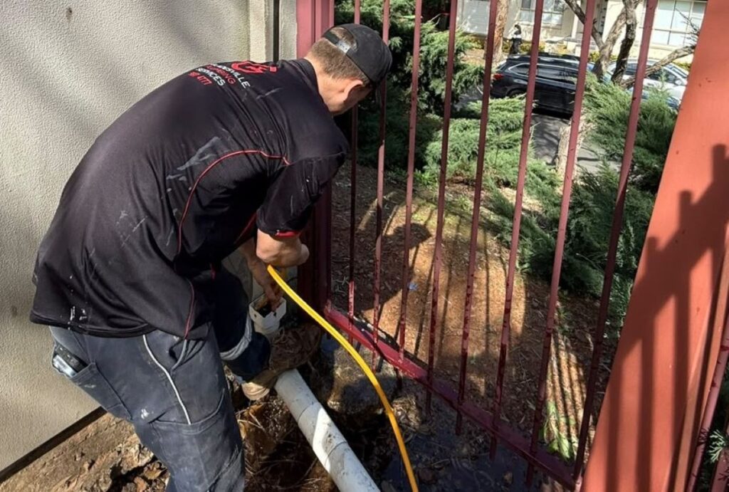 Gladesville Plumbing Services unblocking stormwater drain in Ryde